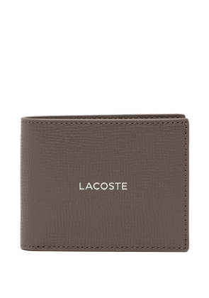 Lacoste small logo-debossed billfold - Brown