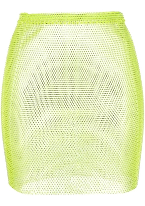 Santa Brands rhinestone-embellished miniskirt - Green