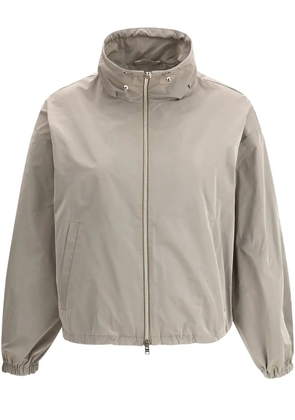 Herno drawstring-collar jacket - Neutrals