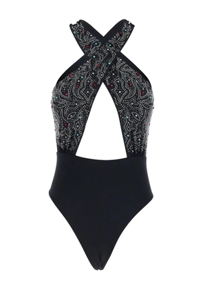 VENUJA braided-straps swimsuit - Black