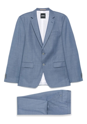 BOSS virgin-wool suit - Blue