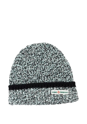 Casablanca ribbed wool beanie - Green