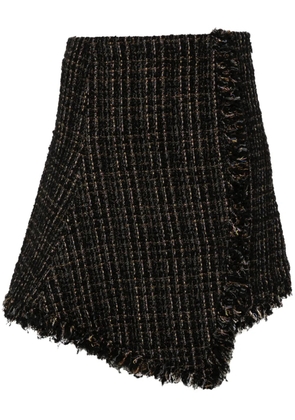 sacai tweed skirt - Black
