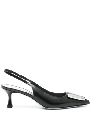 Roberto Festa 50mm leather pumps - Black