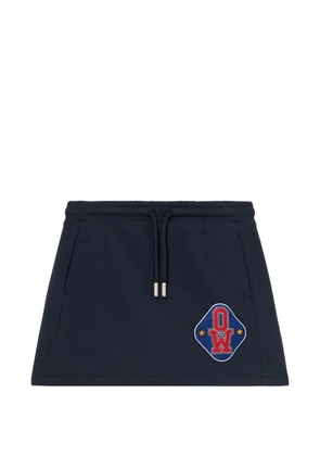 Off-White Royal patch mini skirt - Blue