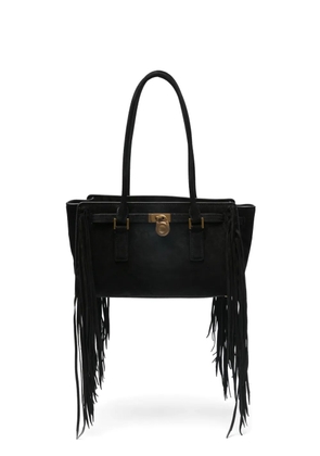 Michael Michael Kors small Hamilton Moderne fringe-detail tote bag - Black