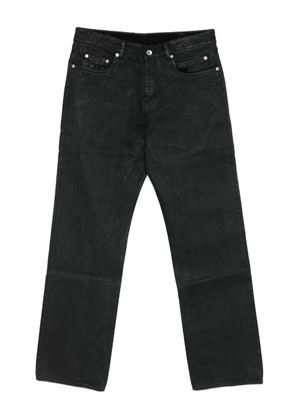 Rick Owens DRKSHDW wax-coated jeans - Black