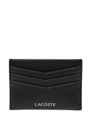 Lacoste leather card holder - Black