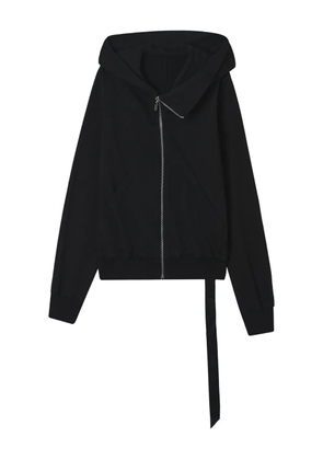 Rick Owens DRKSHDW asymmetric zip-fastening hoodie - Black