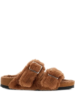 Birkenstock 1774 Arizona shearling sandals - Brown