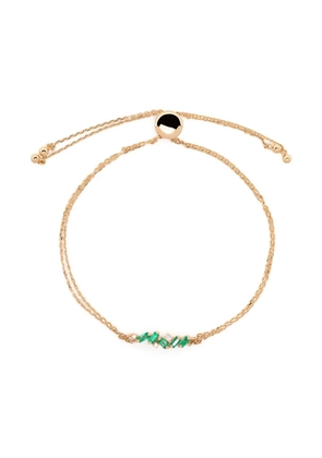 Suzanne Kalan 18kt yellow gold Willow emerald bracelet