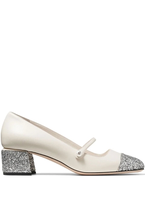 Jimmy Choo 45mm Elisa pumps - White