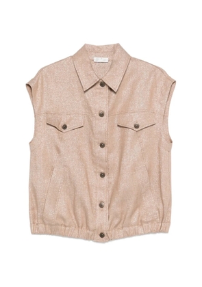 PANICALE pocket button jacket - Neutrals