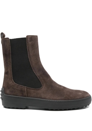 Tod's leather boots - Brown