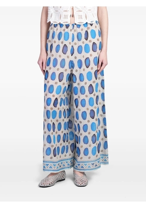 HOLY CAFTAN Pan palazzo pants - Grey