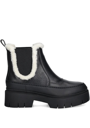 HUGO leather Chelsea boots - Black