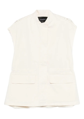 Fabiana Filippi crochet-panel waistcoat - Neutrals