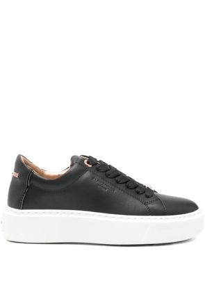 Alexander Smith leather platform sneakers - Black