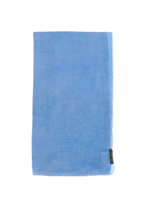 Faliero Sarti frayed scarf - Blue