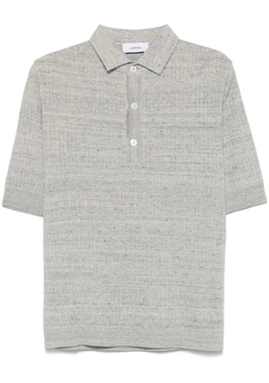 Lardini mélange polo shirt - Grey