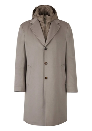 Kired Jaya hooded coat - Neutrals