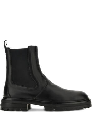 Hogan elastic-panel chelsea boots - Black
