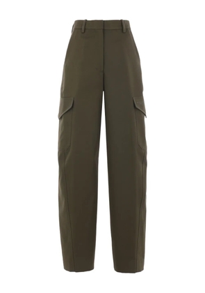 Givenchy embroidered-logo cargo trousers - Green