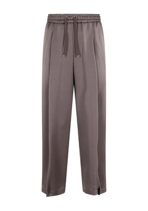 Herno pleated drawstring pants - Brown