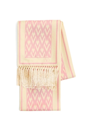 Valentino Garavani Toute La V bandeau scarf - Neutrals