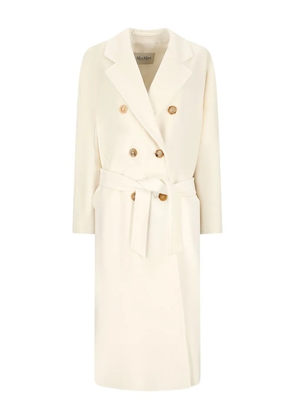 Max Mara MADAME belted double-breasted coat - White