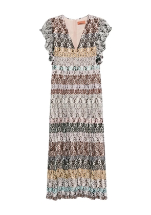 Missoni v-neck midi dress - Black