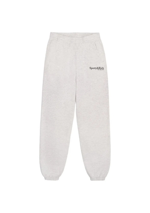 Sporty & Rich logo-detail sweatpants - Grey