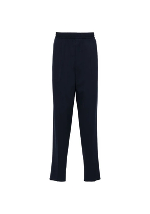 Zegna pleat-detail elasticated trousers - Black