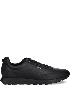 HUGO lace-up panelled sneakers - Black