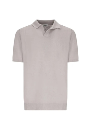 Lardini polo-neck T-shirt - Neutrals