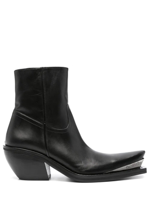 Acne Studios 70mm cowboy ankle boots - Black