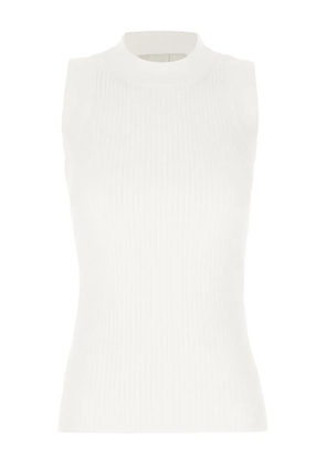Sportmax ribbed-knit tank top - White