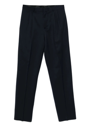 Lardini pleated virgin-wool trousers - Blue