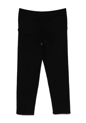 Canali wool-blend straight-leg trousers - Black