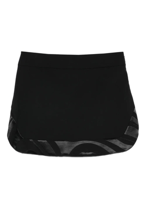 PUCCI hem-pattern skirt - Black