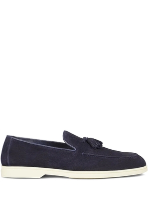 Doucal's tassel suede loafers - Blue