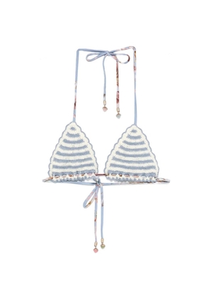 ZIMMERMANN Awaken crochet bikini top - White