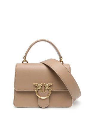 PINKO Love One mini tote bag - Brown