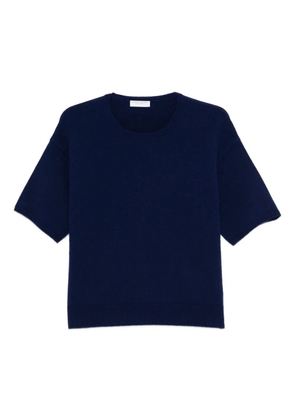 Majestic Filatures short-sleeve knitted T-shirt - Blue