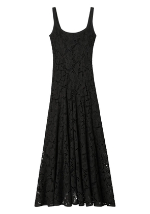 Tory Burch floral-lace midi dress - Black