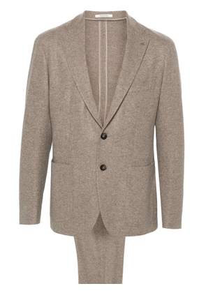 Tagliatore mélange virgin-wool suit - Neutrals