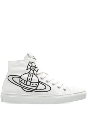 Vivienne Westwood lace-up fastening sneakers - White