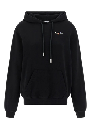 Off-White Glass Flower hoodie - Black