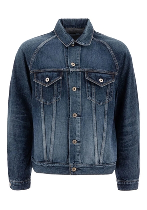 nonnative curved-yoke denim jacket - Blue