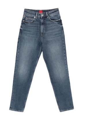 HUGO high-waisted straight jeans - Blue